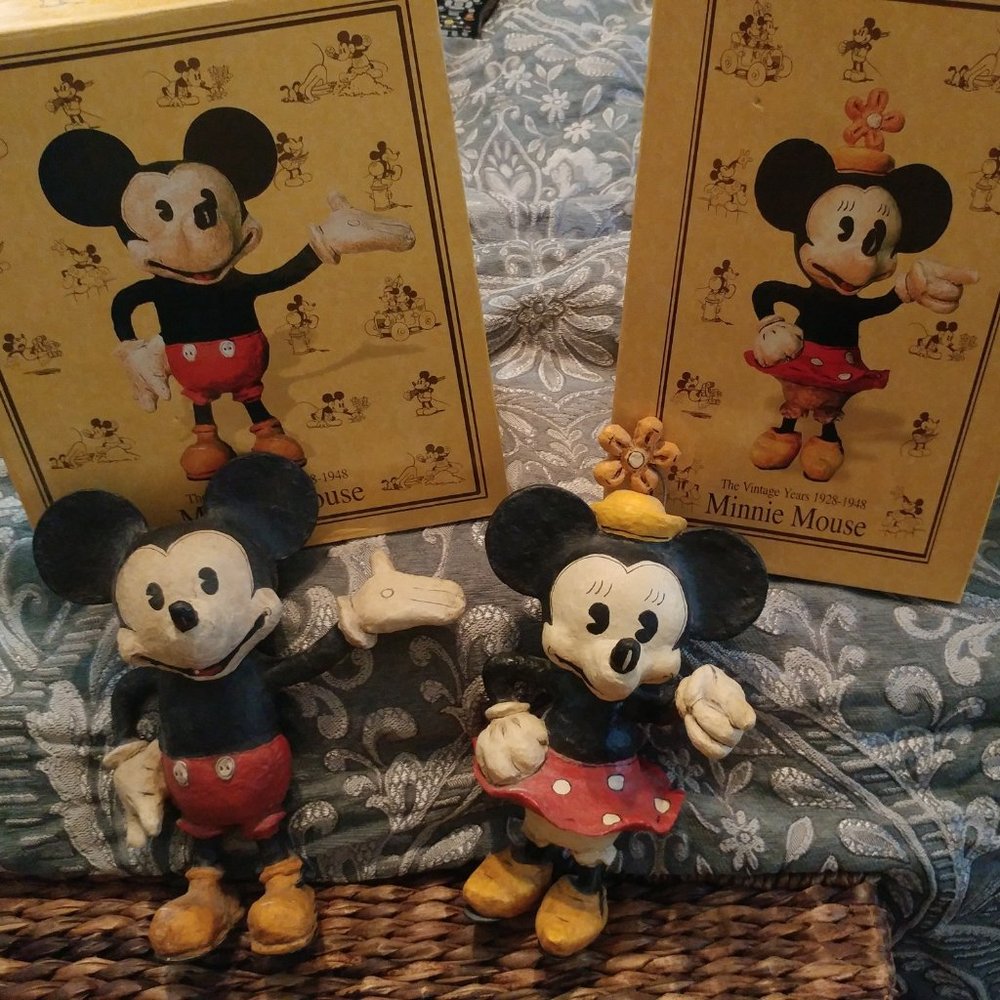 Disney Poliwogg Figures - Vintage Years 1928-1948